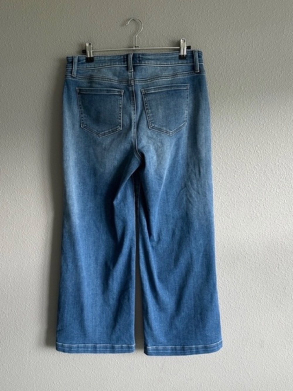 NYDJ Wide Leg Crop Jeans - Picture 4 of 8